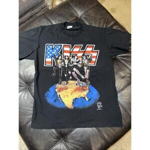 Vintage 1996 KISS Alive Worldwide World Tour t-shirt L